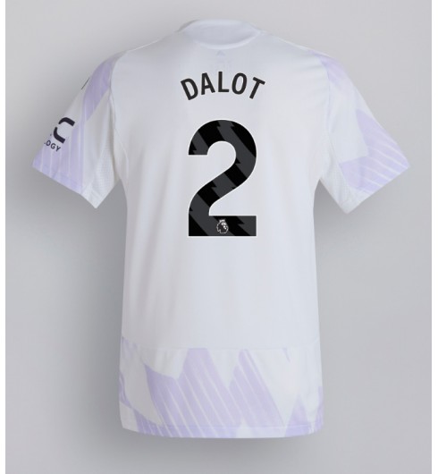 Manchester United Diogo Dalot #2 Venkovní Dres 2025-26 Krátký Rukáv Manchester United Diogo Dalot #2 Venkovní Dres 2025-26 Krátký Rukáv